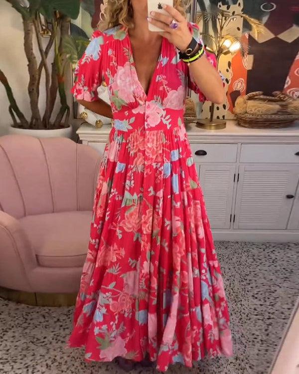 Addison™ | Vibrant Floral Dress