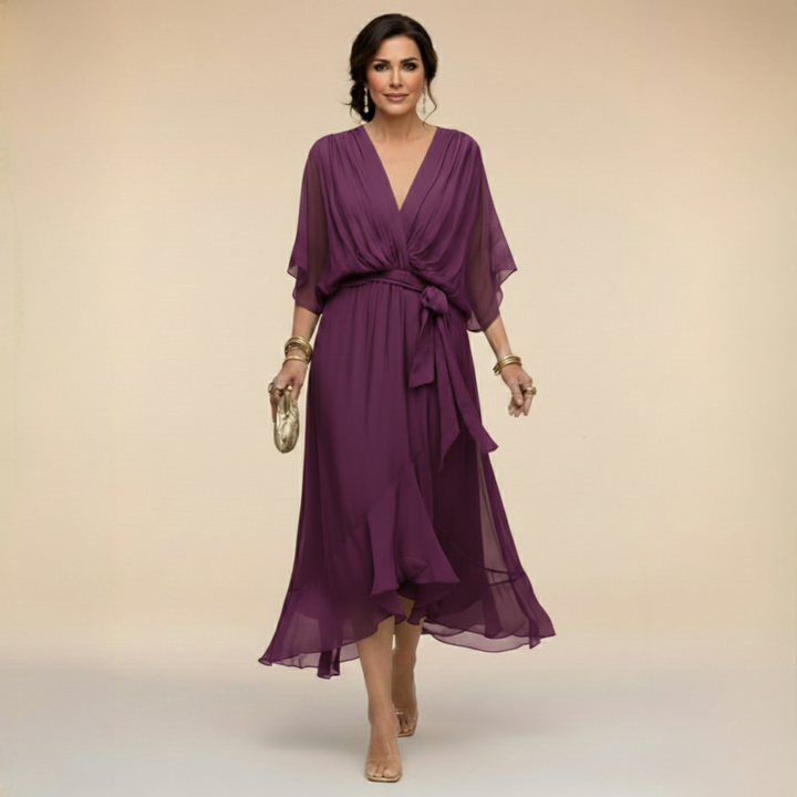 Violet™ | Elegant Chiffon Dress