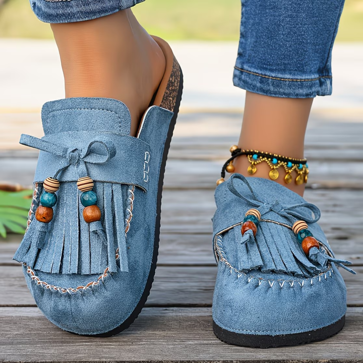 Mia™ | Bohemian Suede Moccasins