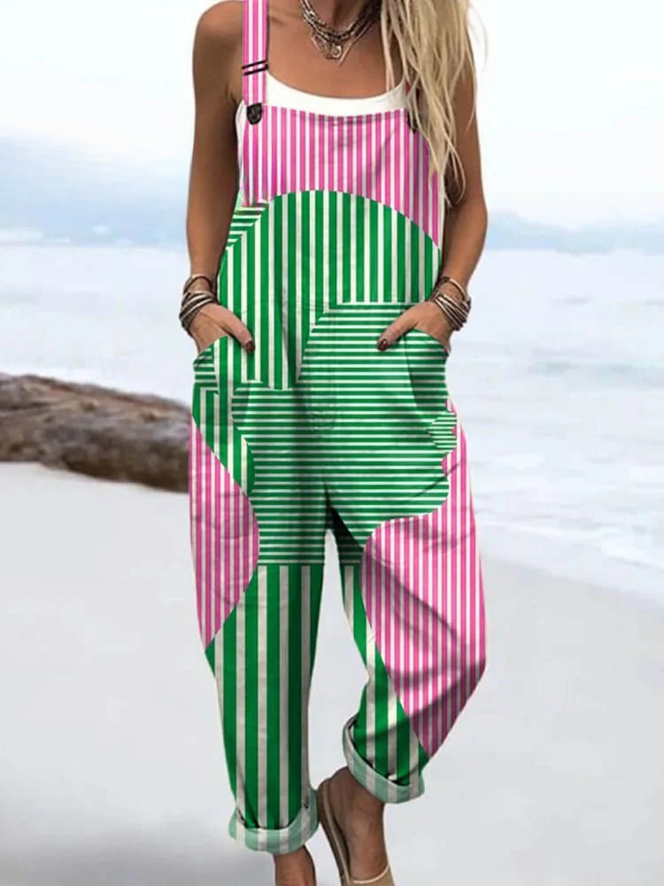 Lea™ | Abstract Form Jumpsuit