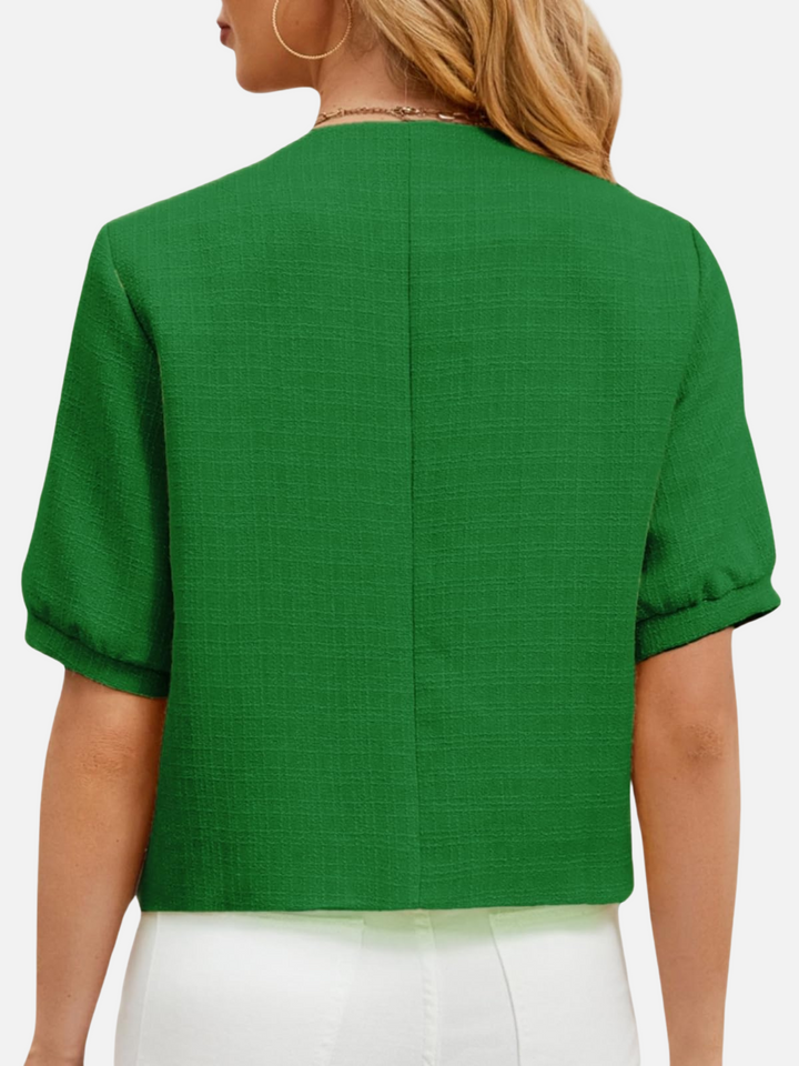 Ashley™ | Vivian Cropped Tweed Blazer