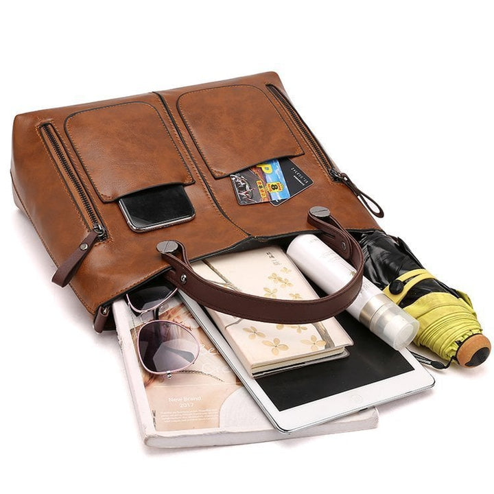 Victoria™ | Iconic Retro PU Leather Crossbody Handbag