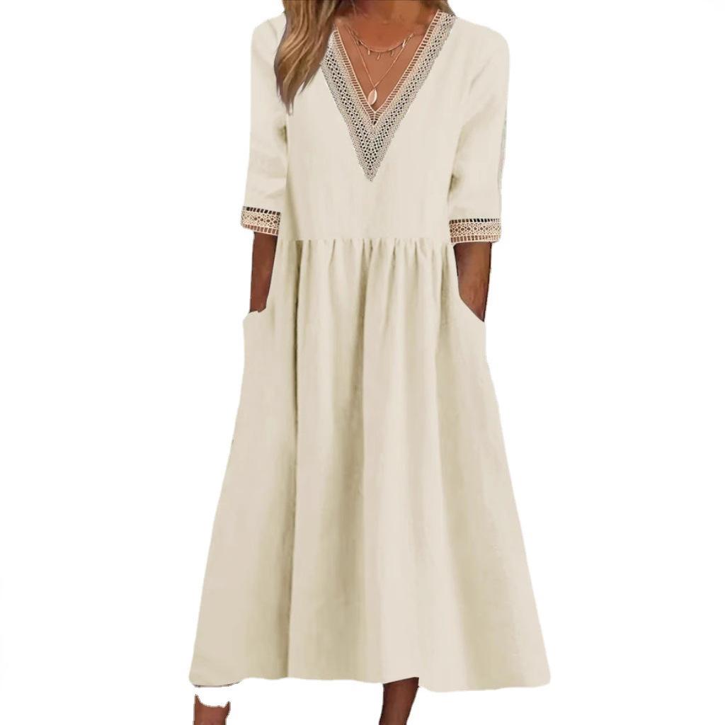 Alyssa™ | Lynda Lace Collar Dress