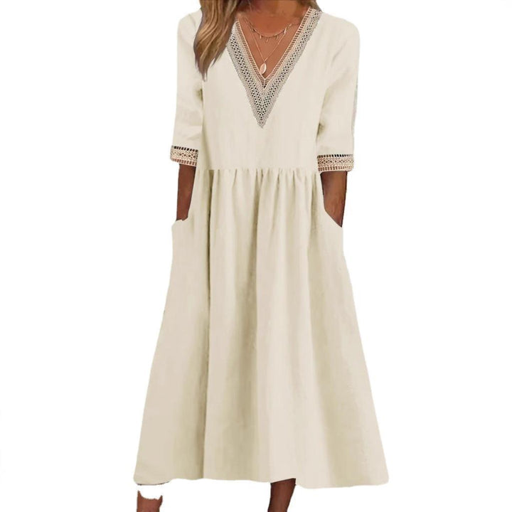 Alyssa™ | Lynda Lace Collar Dress