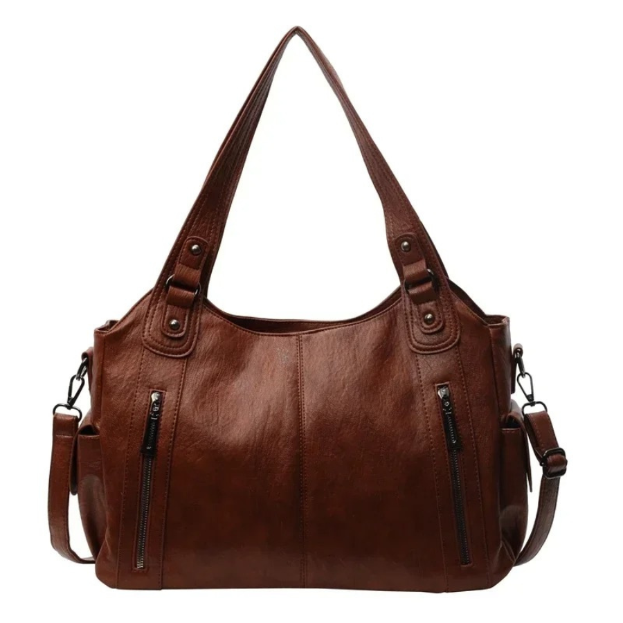 Kaylee™ | Dual Zipper Shoulder Bag