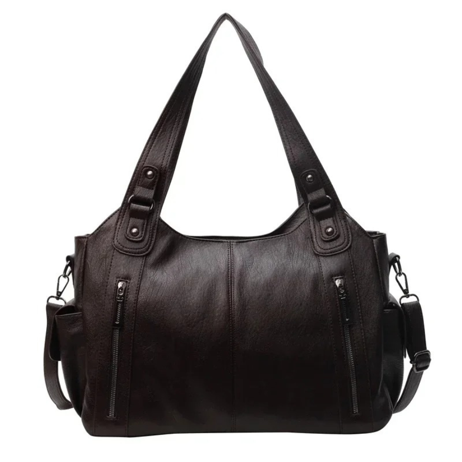 Kaylee™ | Dual Zipper Shoulder Bag