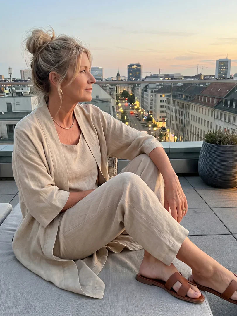 Leah™ | Lightweight Linen Set