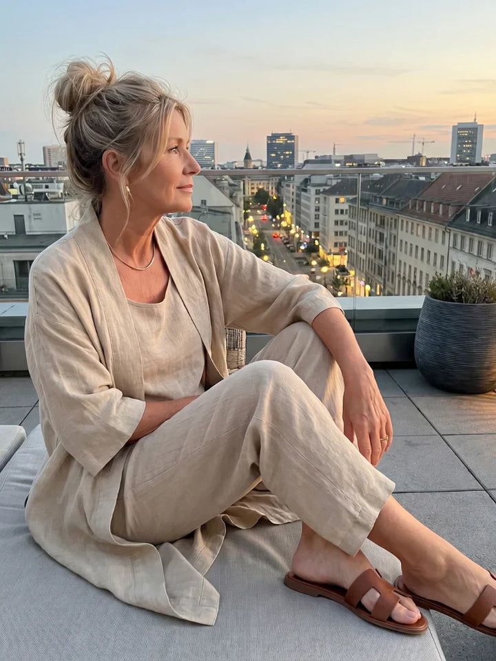 Leah™ | Lightweight Linen Set