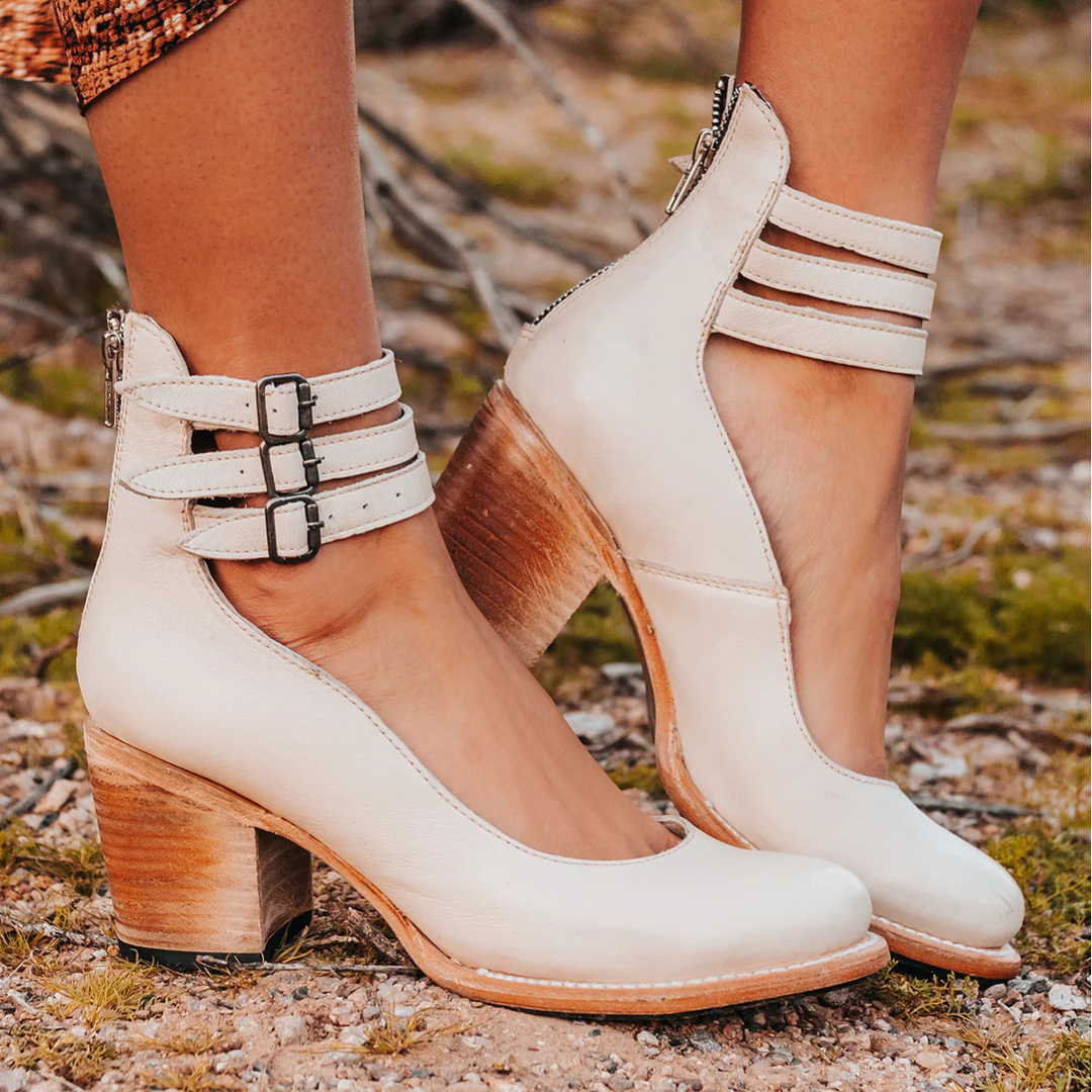 Hannah™ | Vintage Classic Heeled Sandals