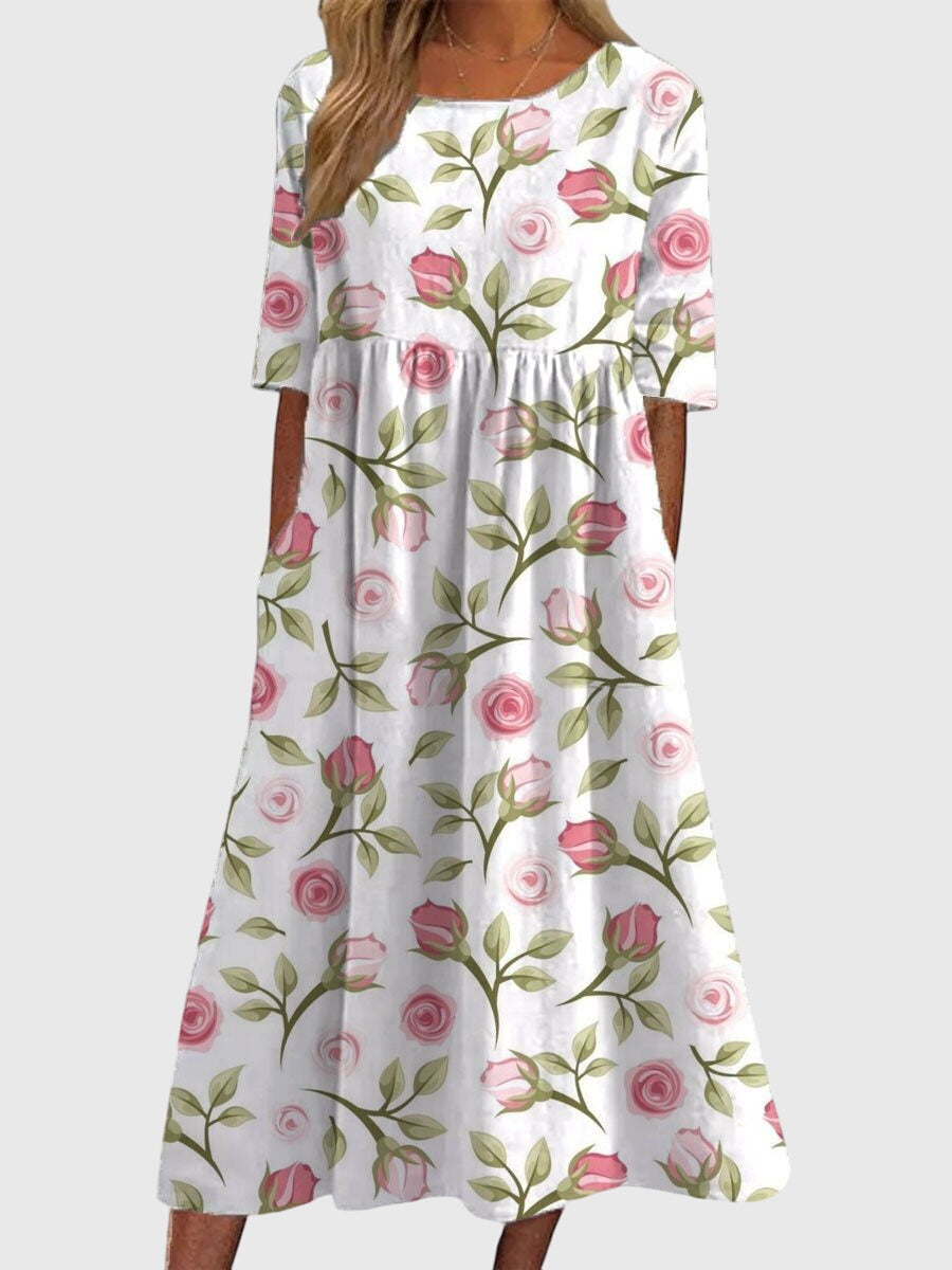 Brittany™ | Lynley Relaxed Midi Dress