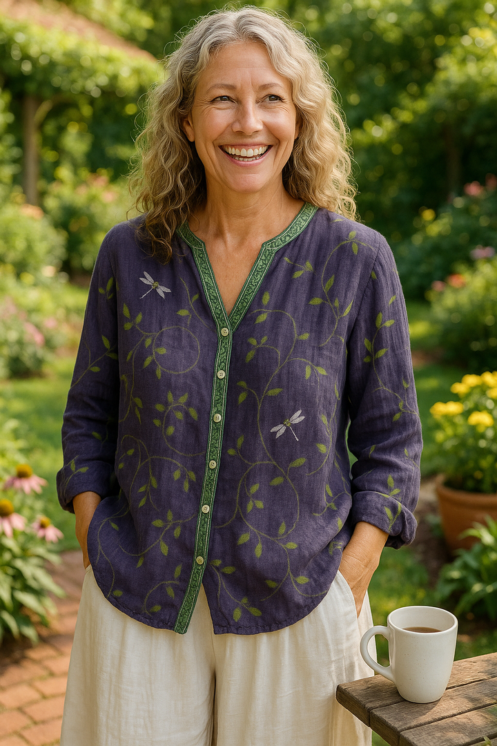 Paisley™ | Fern Relaxed V-Neck Blouse