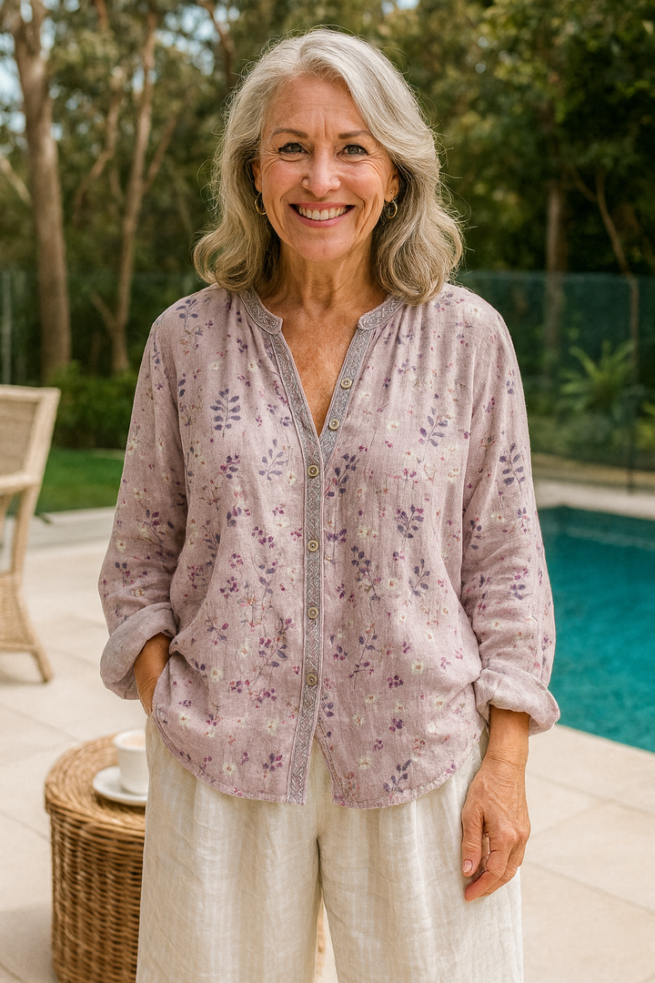 Paisley™ | Fern Relaxed V-Neck Blouse