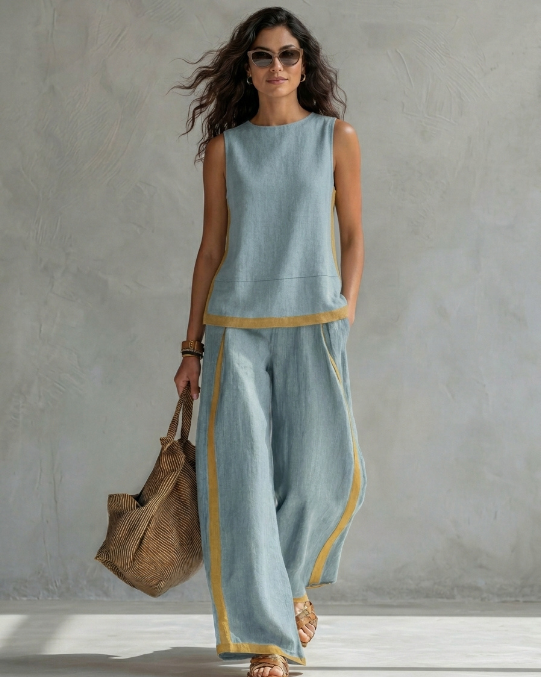 Abigail™ | Cotton Linen Elegance Set