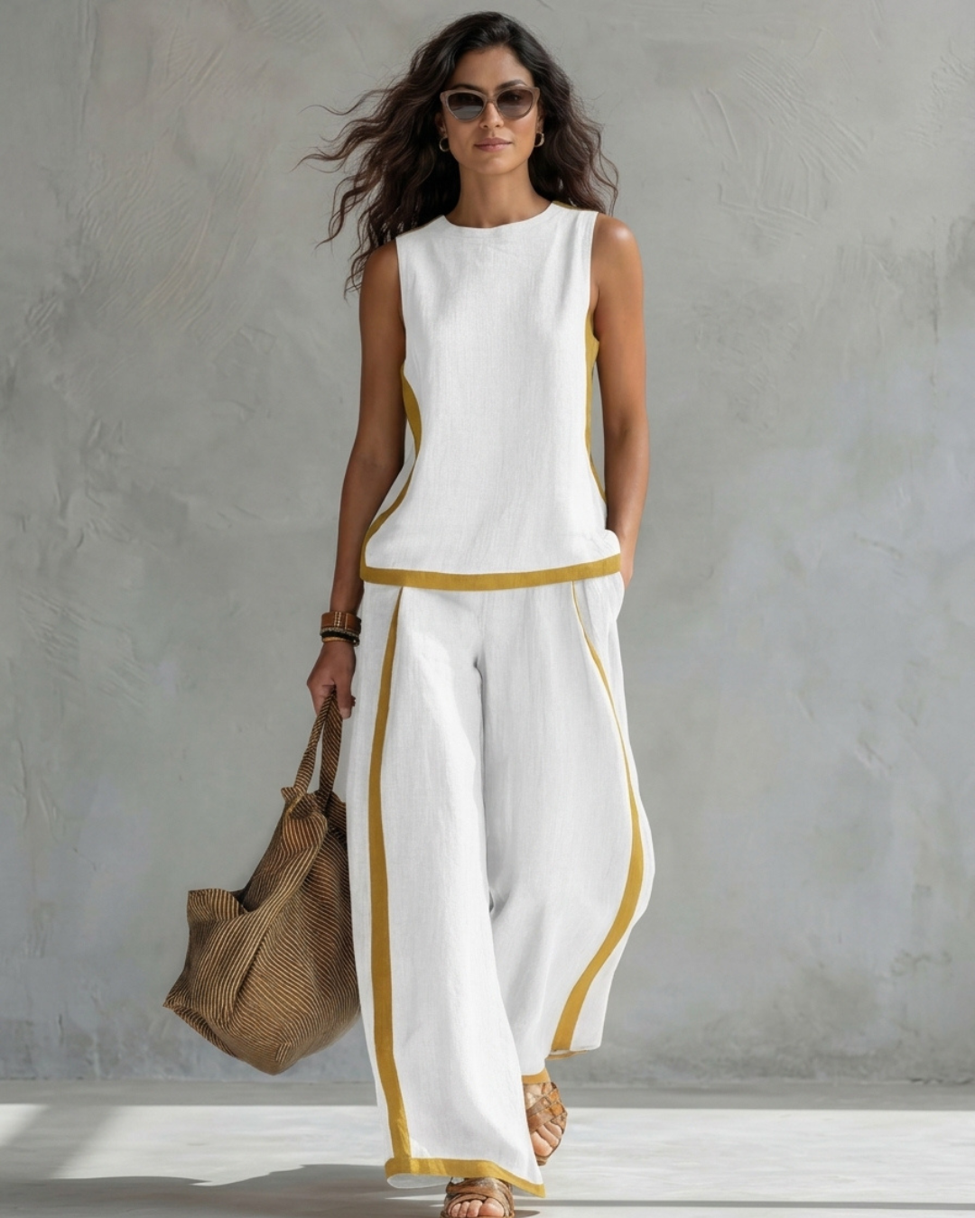 Abigail™ | Cotton Linen Elegance Set