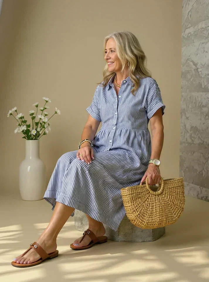 Lillian™ | Yonika Chic Striped Dress