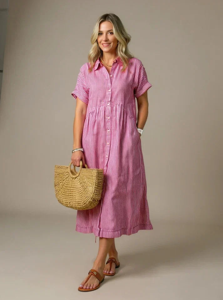 Lillian™ | Yonika Chic Striped Dress