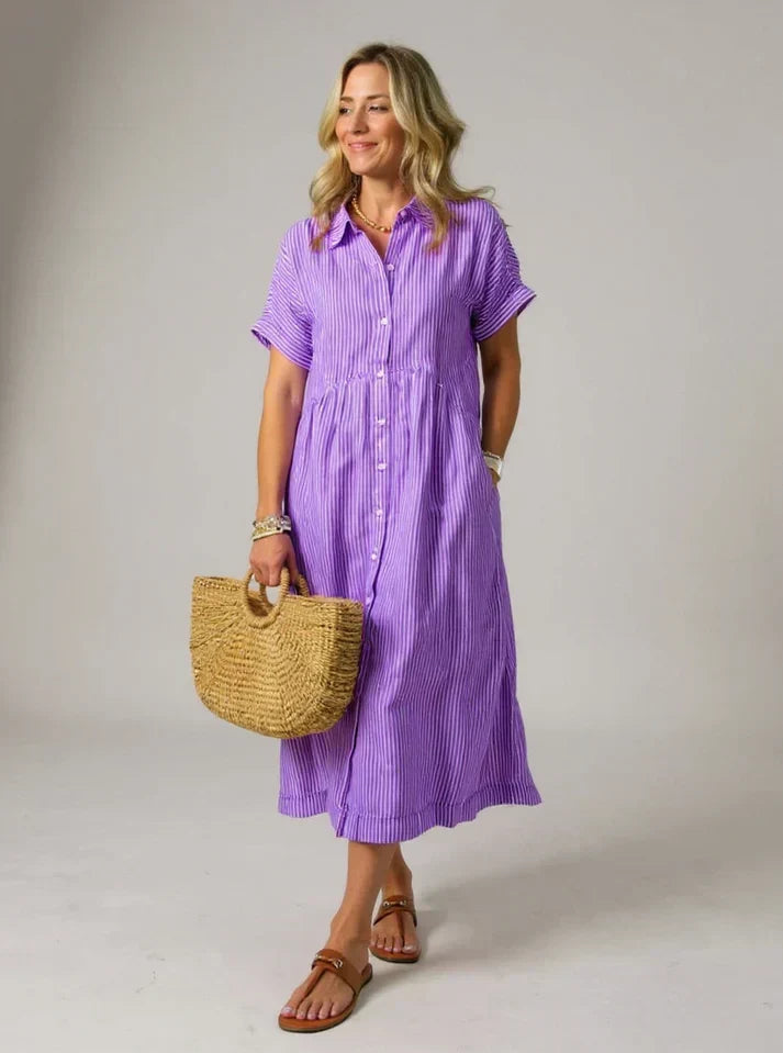 Lillian™ | Yonika Chic Striped Dress