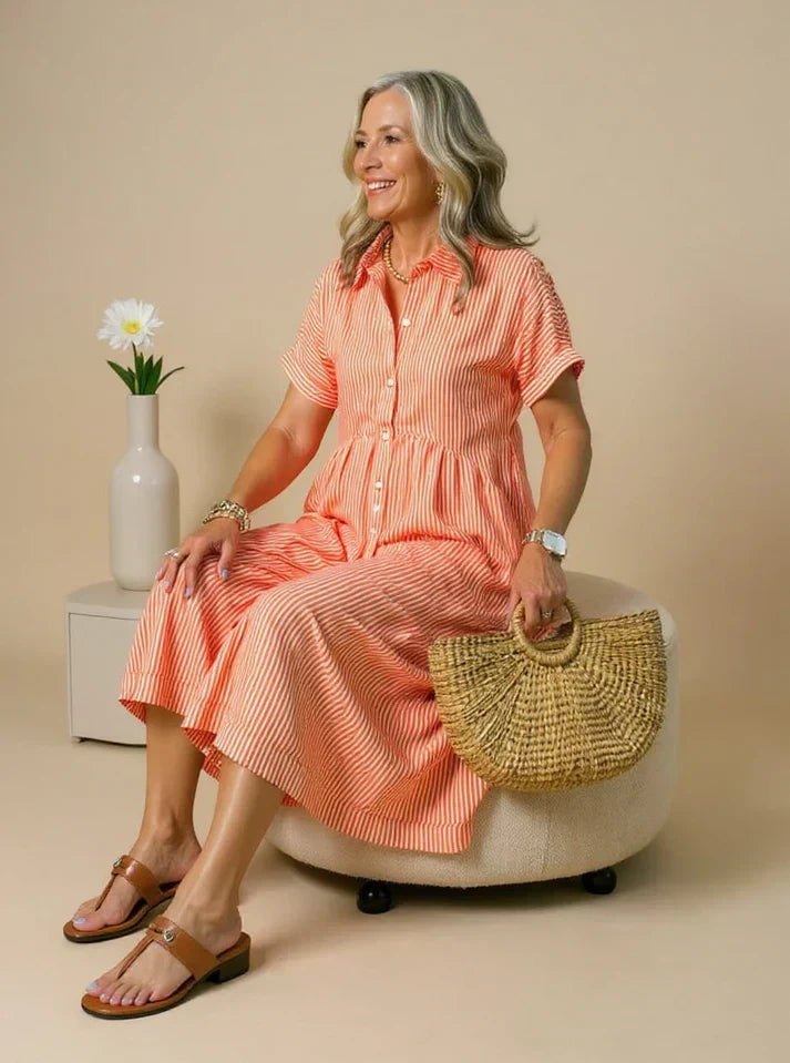 Lillian™ | Yonika Chic Striped Dress