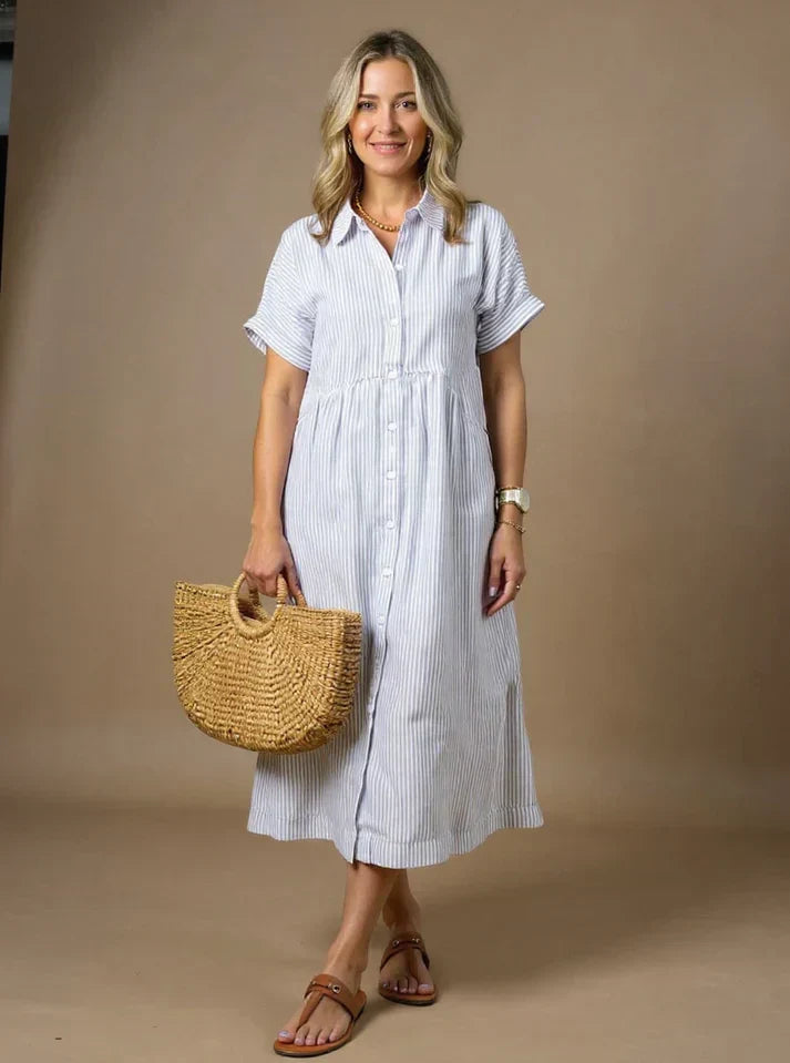 Lillian™ | Yonika Chic Striped Dress