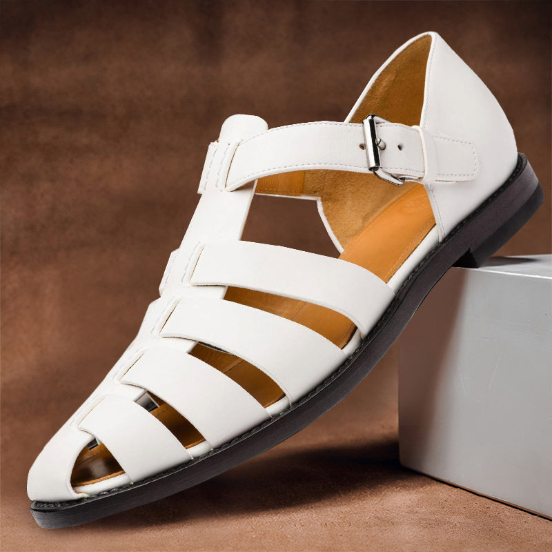 Charlotte™ | Leather Fisherman Sandals