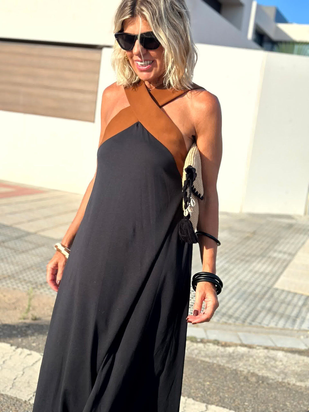 Maude™ | Keira Breathable Crossed Maxi Dress