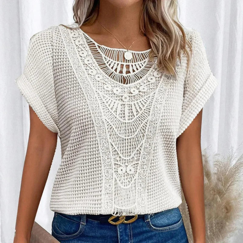 Audrey™ | Elegant Lace Blouse
