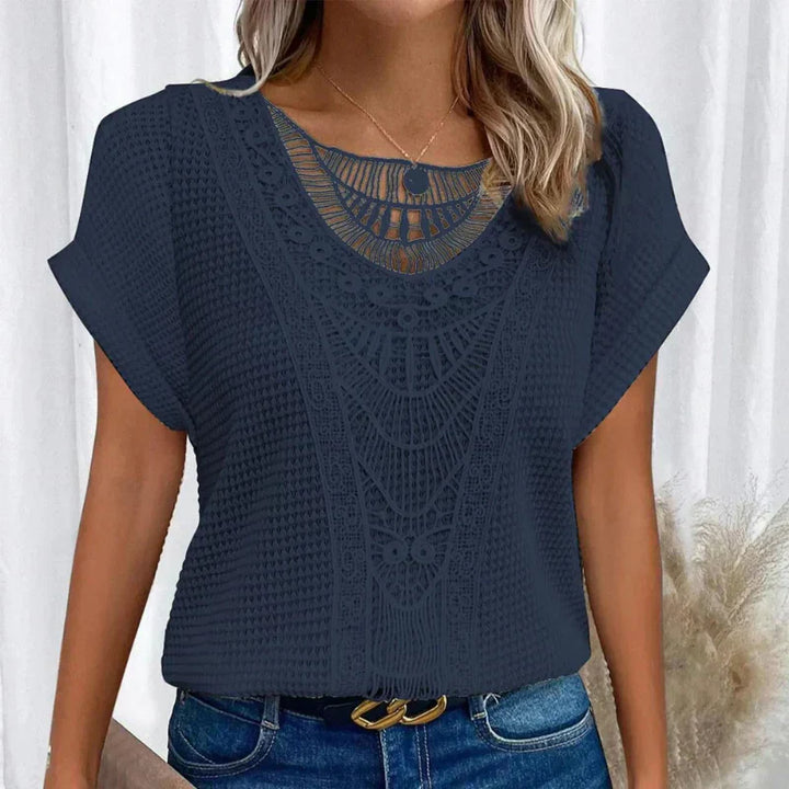 Audrey™ | Elegant Lace Blouse