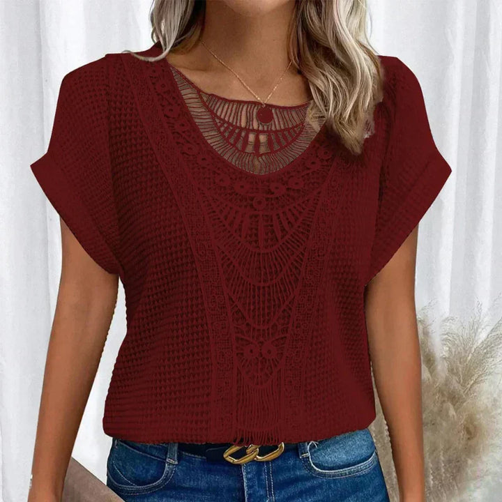 Audrey™ | Elegant Lace Blouse