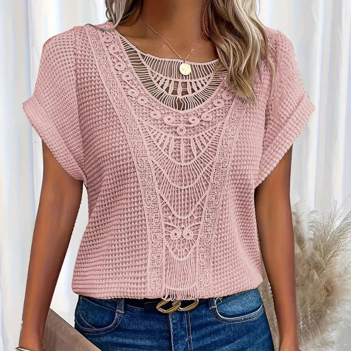 Audrey™ | Elegant Lace Blouse