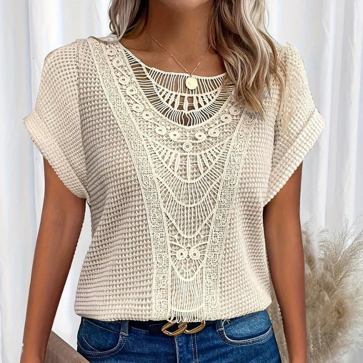 Audrey™ | Elegant Lace Blouse