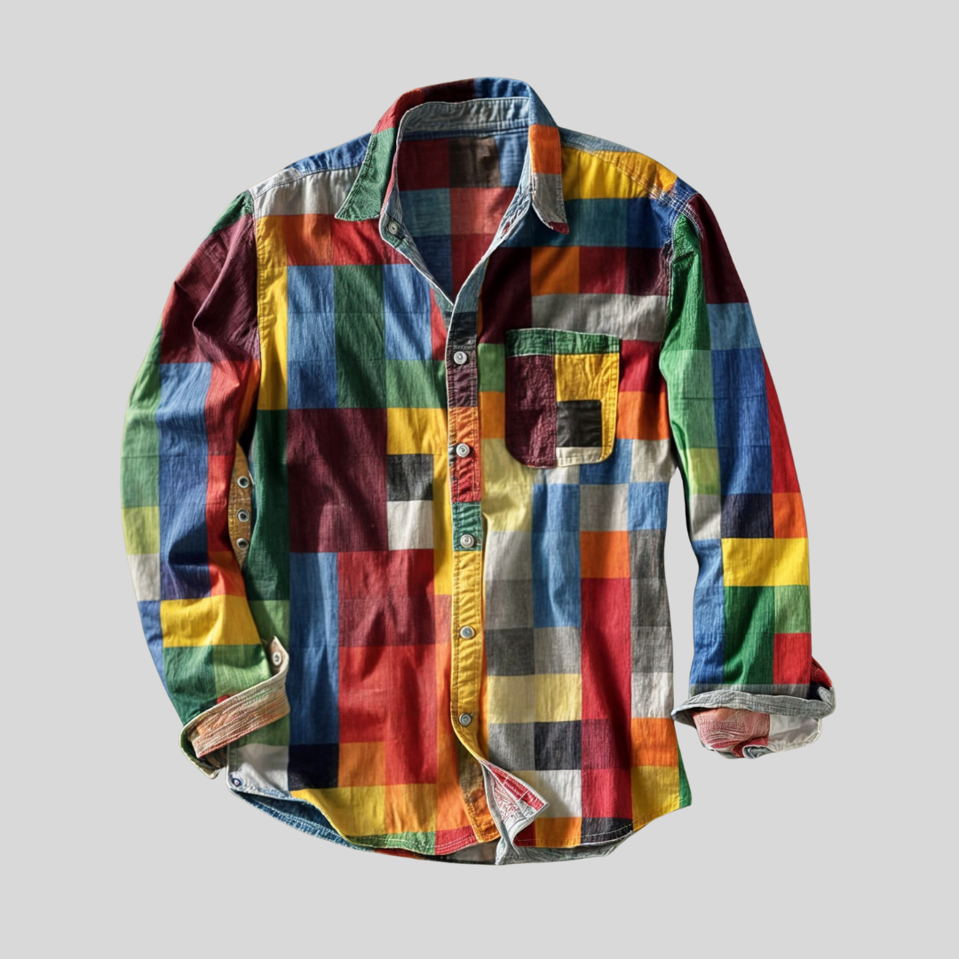 Aron™ | Patchwork Pocket Shirt