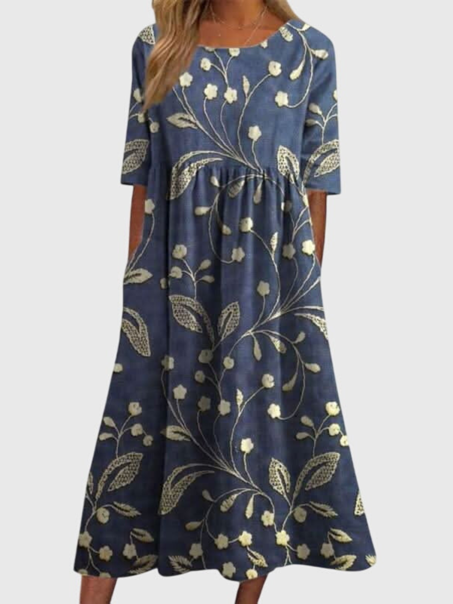 Brittany™ | Lynley Relaxed Midi Dress