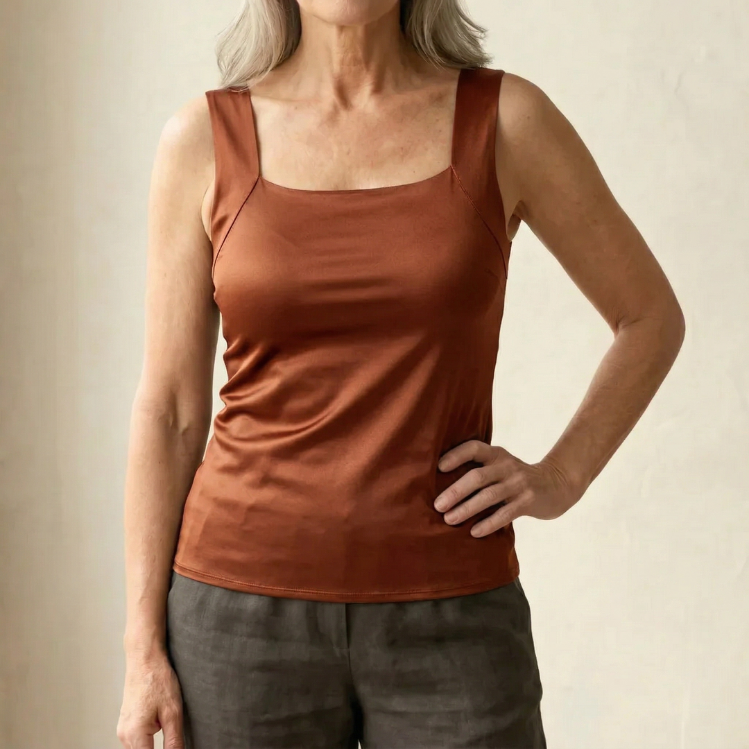 Jade™ | Built-In Comfort Bra Tank Top