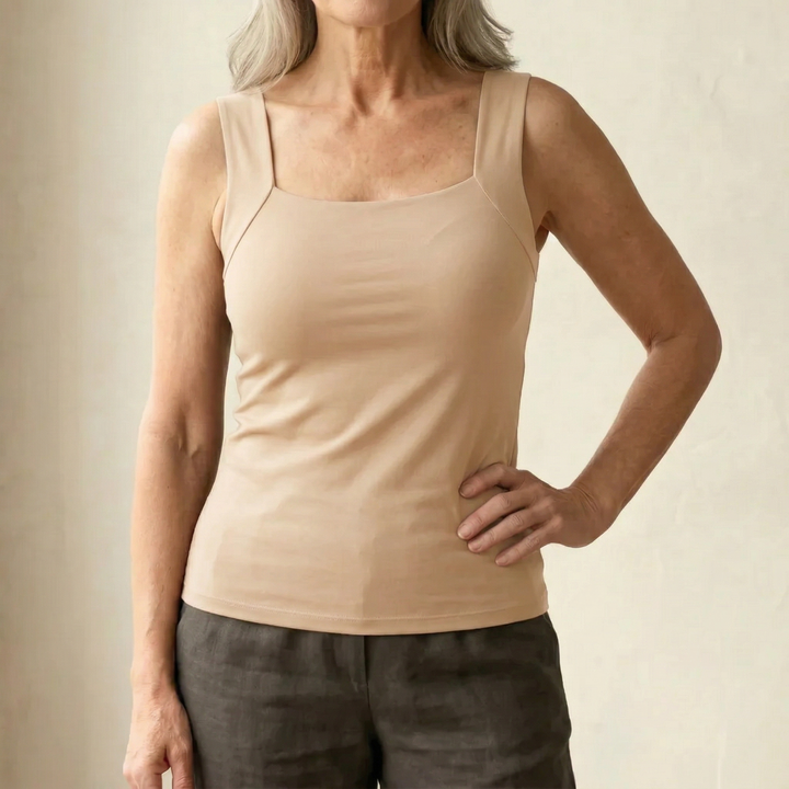 Jade™ | Built-In Comfort Bra Tank Top