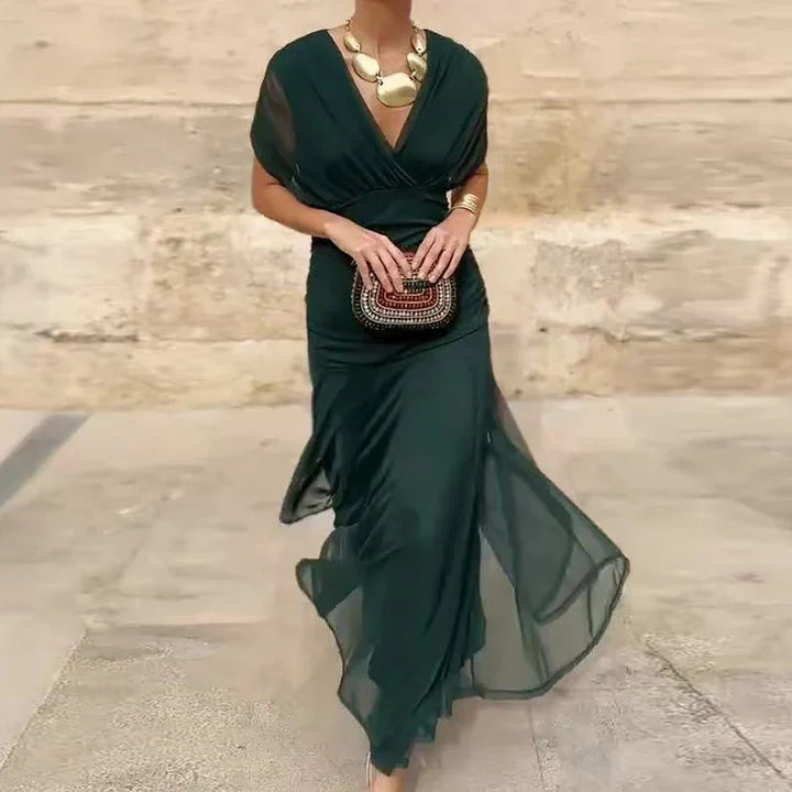 Isabella™ | Elegant V-Neckline Dress