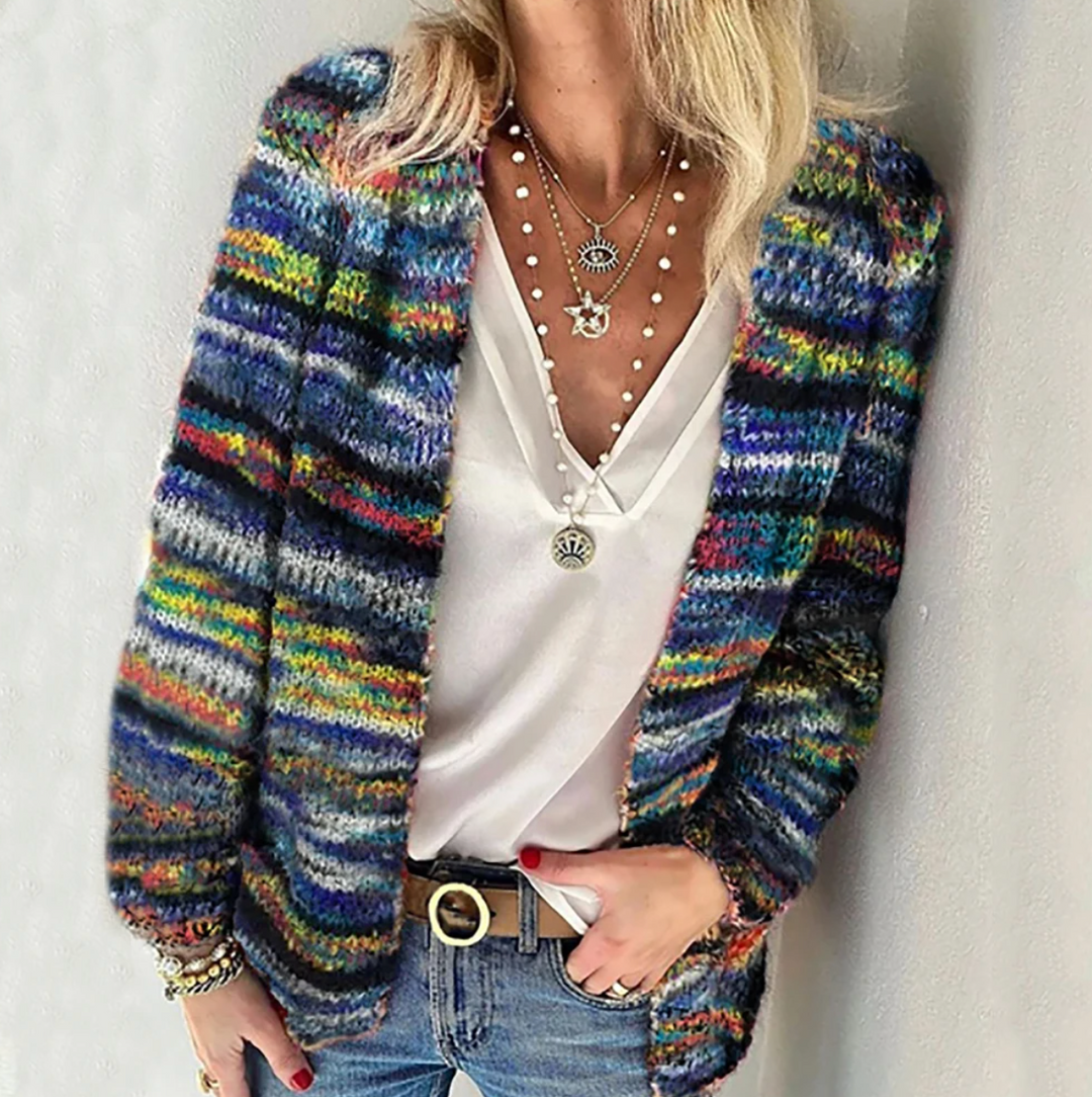 Bailey™ | Cozy Multicolor Cardigan