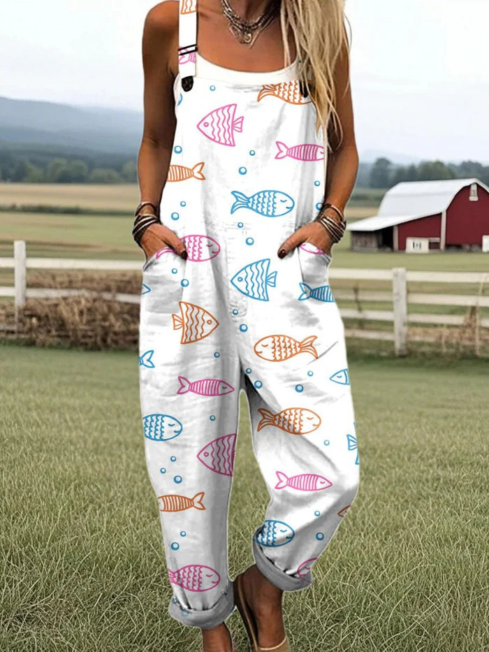 Jade™ | Ocean Whimsy Jumpsuit
