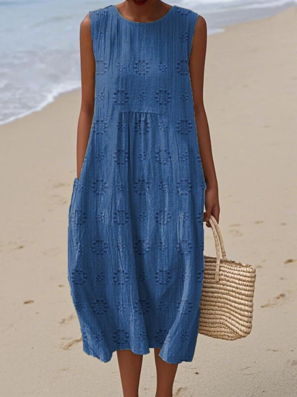 Lily™ | Patterned Midi Dress
