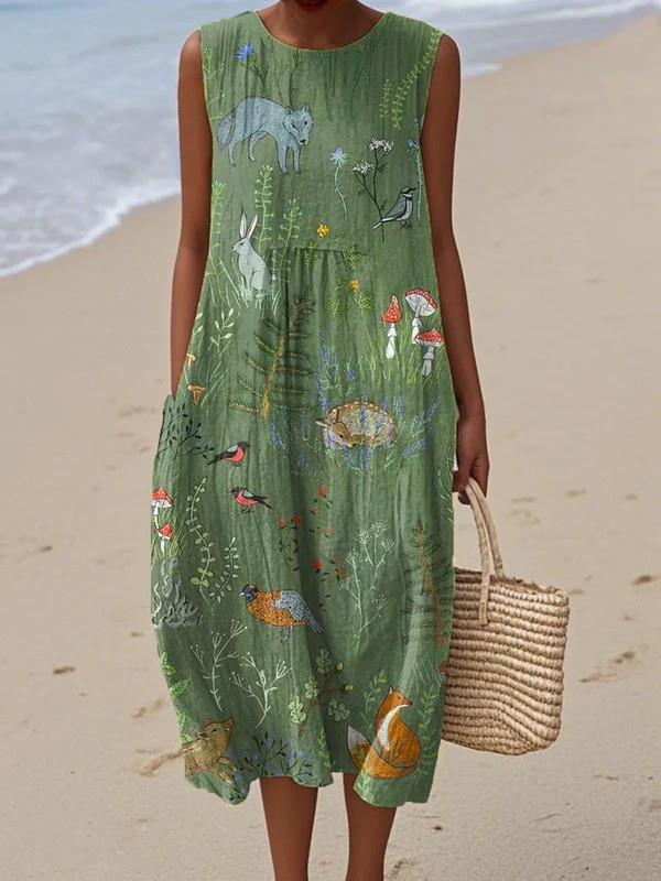 Alexis™ | Woodland Midi Dress