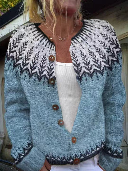 Lea™ | Vintage Icelandic Cardigan