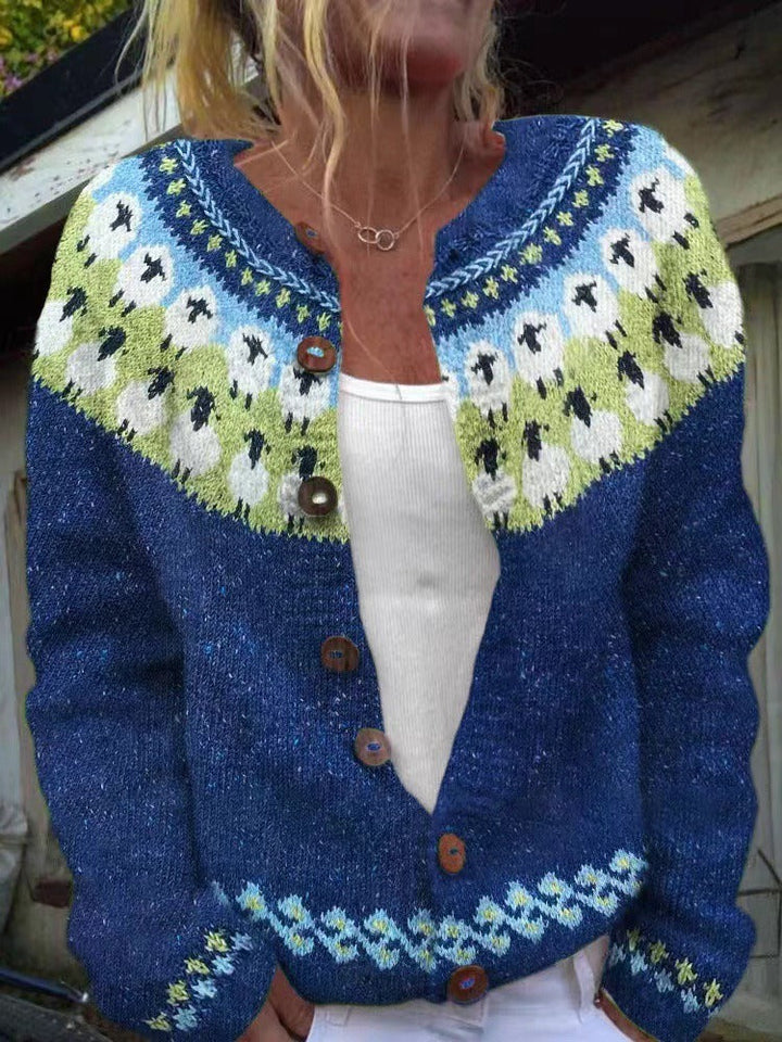 Eleanor™ | Vintage Icelandic Cardigan
