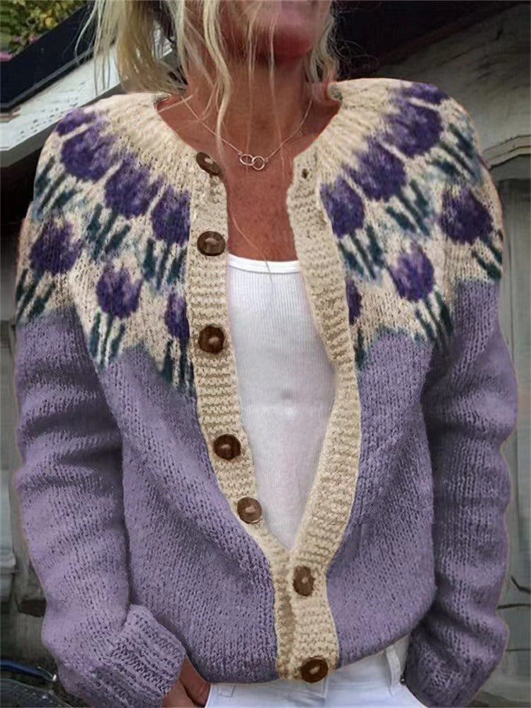 Abigail™ | Vintage Icelandic Cardigan