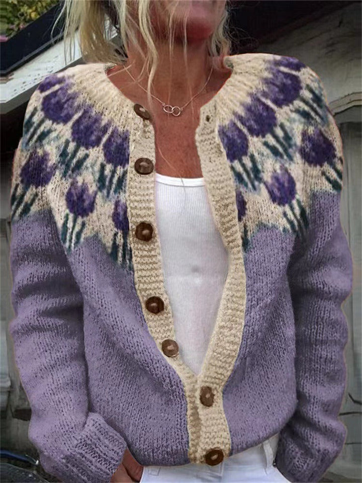Abigail™ | Vintage Icelandic Cardigan