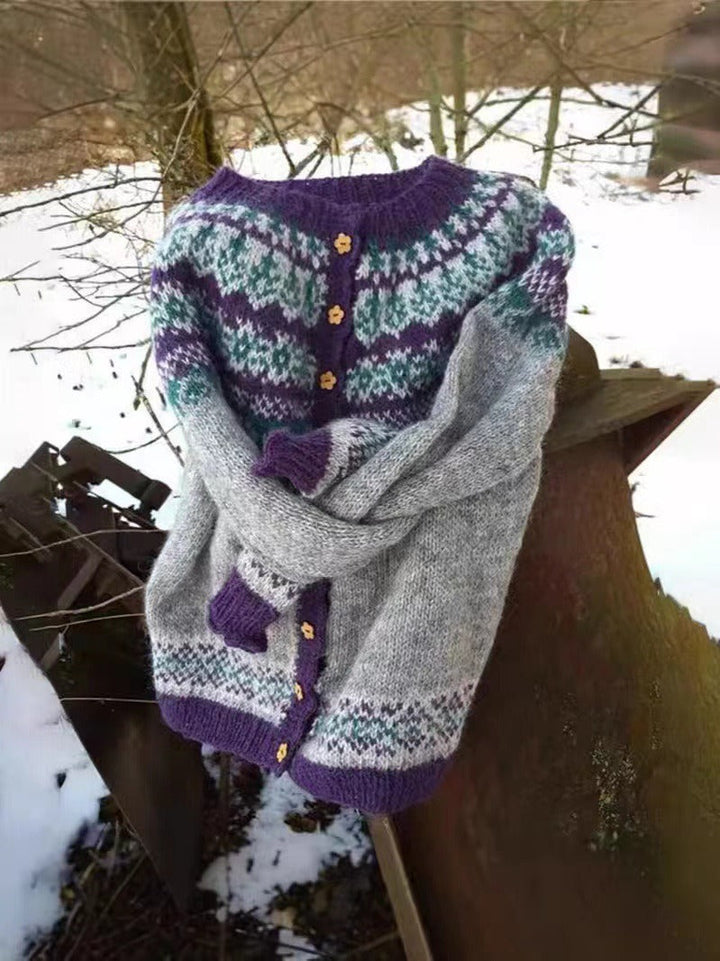 Lauren™ | Vintage Icelandic Cardigan