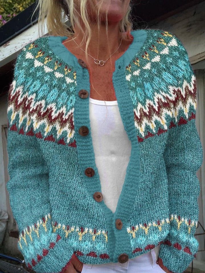 Claire™ | Vintage Icelandic Cardigan