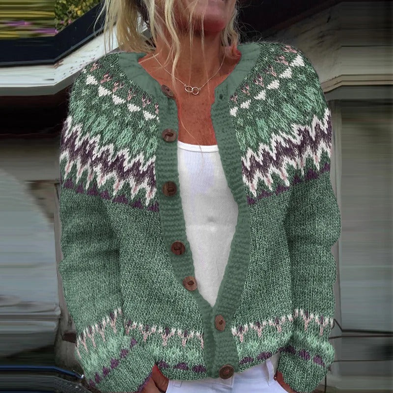 Courtney™ | Vintage Icelandic Cardigan