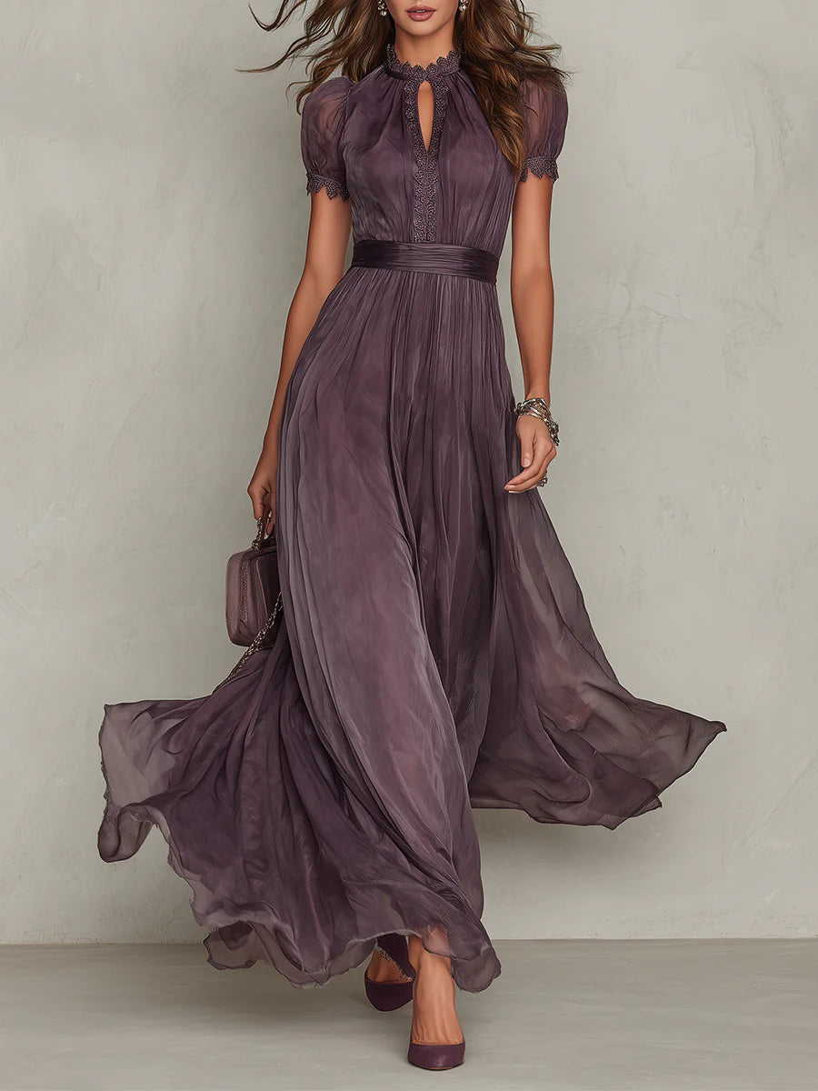 Aurora™ | Elegant V-Neck Dress