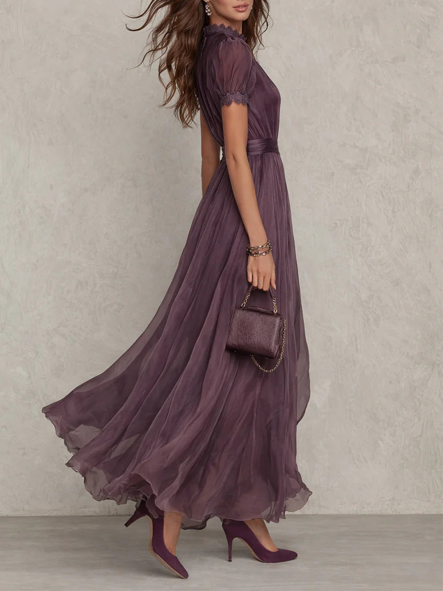 Aurora™ | Elegant V-Neck Dress