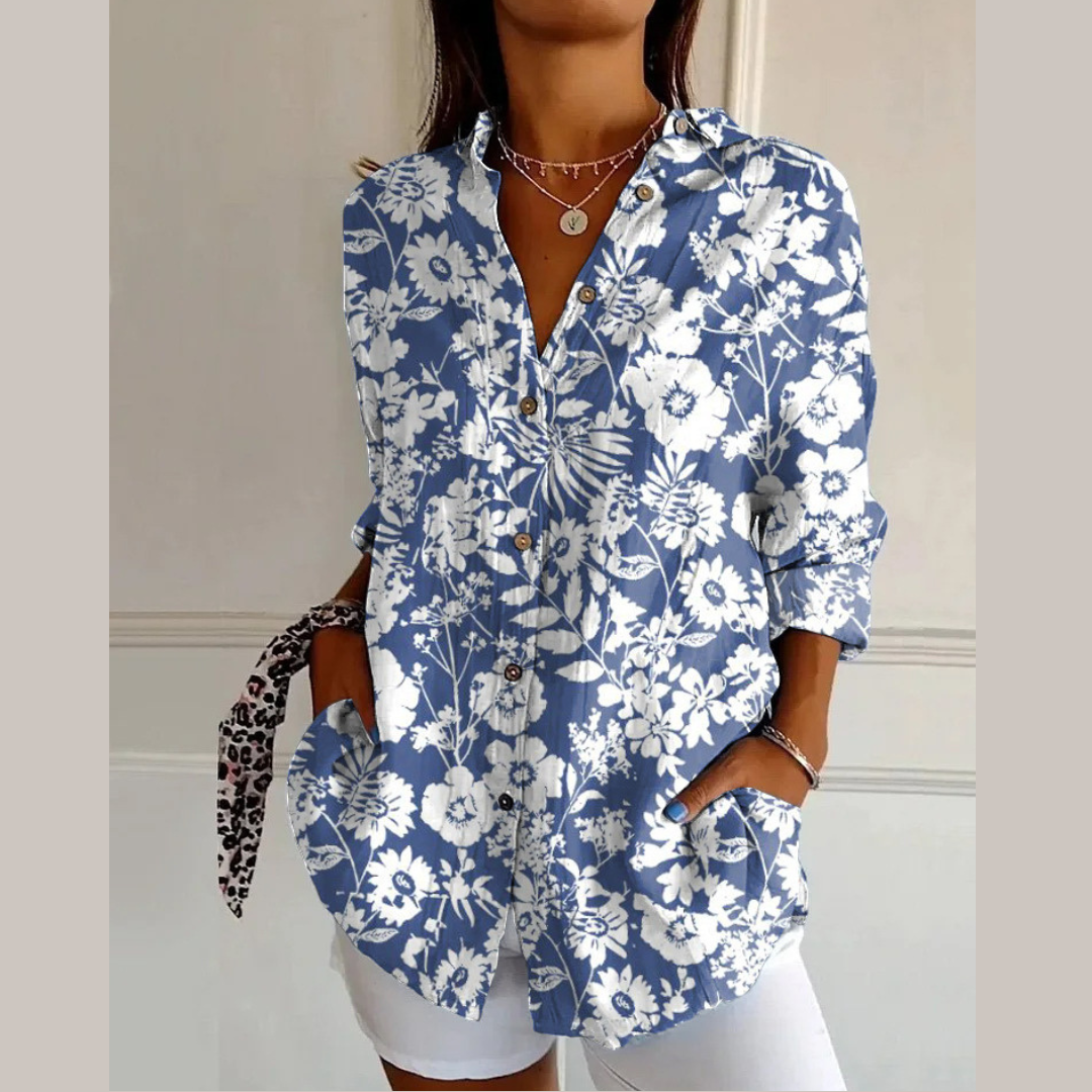 Natalie™ | MAËLI Cotton Blouse