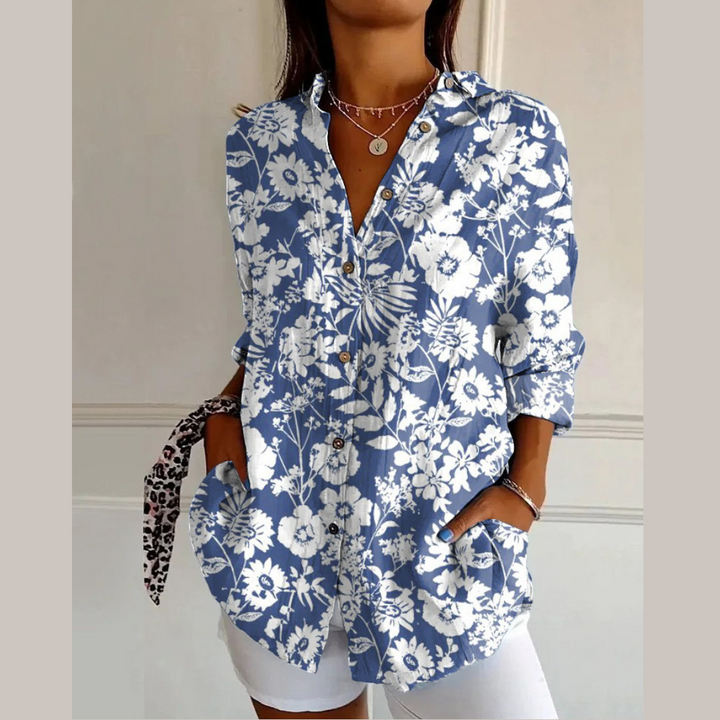 Natalie™ | MAËLI Cotton Blouse